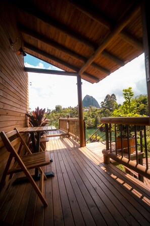 Cabane Deluxe | Vue de la chambre