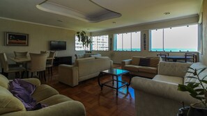 Apartamento panorâmico | Sala de estar