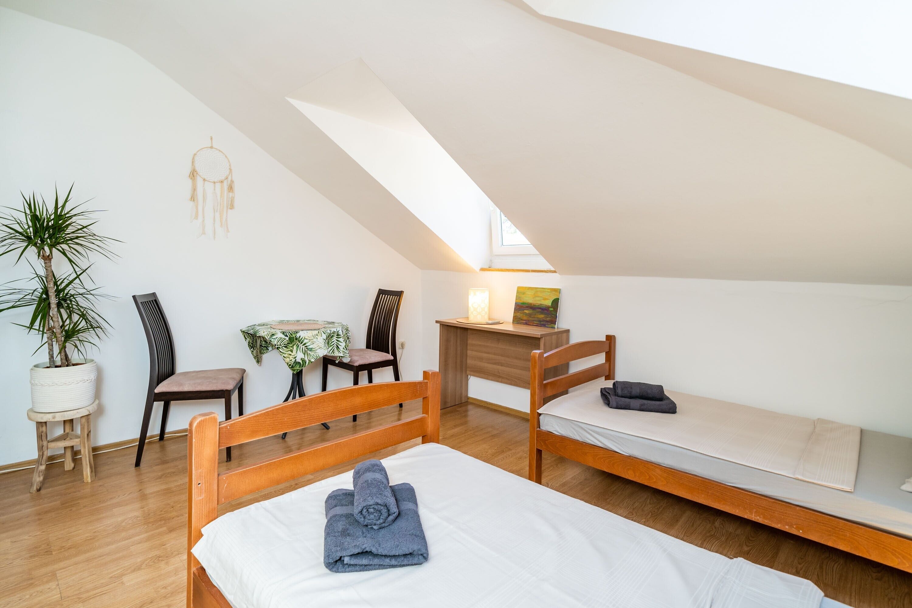 1 dormitorio, Internet, ropa de cama