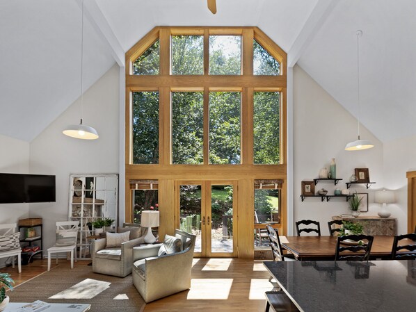 Interior - LIGHT FILLED CABIN WITH COTTAGE CHARM! MINI-FARM! (Fletcher)