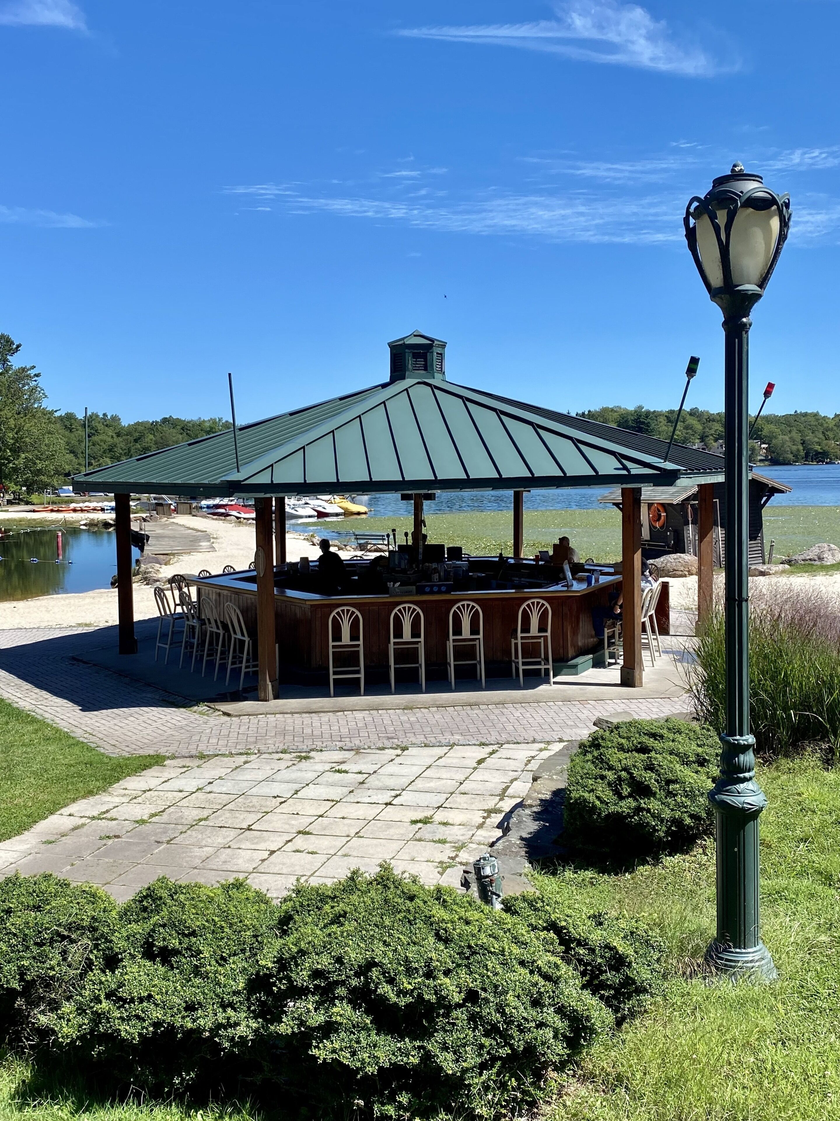 The Sand Bar at Split Rock Beach Lake Harmony 