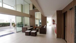 Appartement Familial, 2 chambres, vue plage | Coin séjour