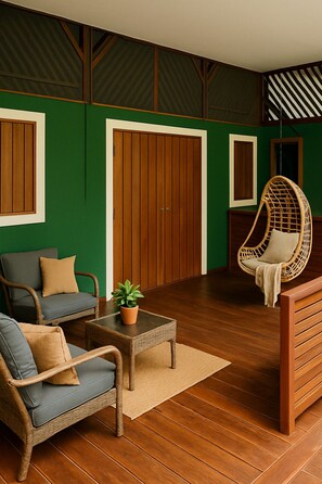 Superior Studio Suite, 1 King Bed (Chiquita) | Terrace/patio - Green Jungle House (Cahuita)