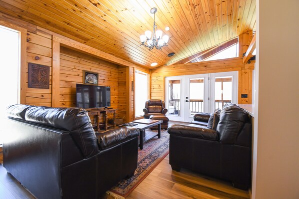 TV connectée, cheminée