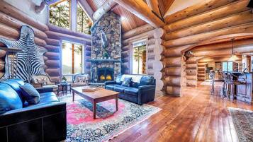 Fernseher, Kamin, Arbeitsbereiche