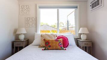 2 bedrooms, iron/ironing board, travel crib, free WiFi