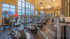 A gym with treadmills, elliptical machines, and weight machines. - 3 Bedroom, 3.5 bath home in The Galena Territory (Galena)