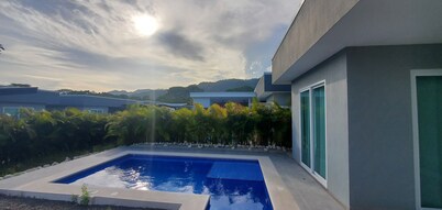 Brand new private home in a gated colony. 5 min walk to beach and all facilities