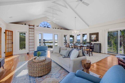 Serene Sunsets at Historic Waterfront Home