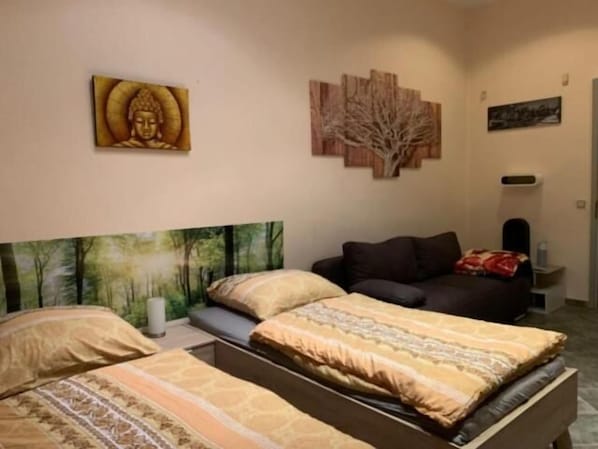 Chambre Exclusive avec lits jumeaux, non-fumeurs | Literie de qualité supérieure, décoration personnalisée