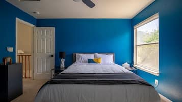 4 bedrooms, iron/ironing board, travel cot, free WiFi