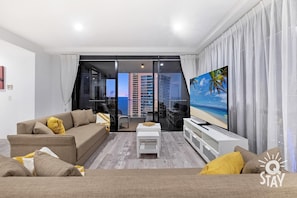 TV - 2 Bedroom Unit at Circle on Cavill (Surfers Paradise)