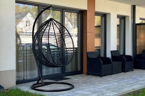 Gemütliche Wohnung | Terrasse, Sauna und Fitnessraum