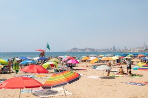 Vlak bij het strand