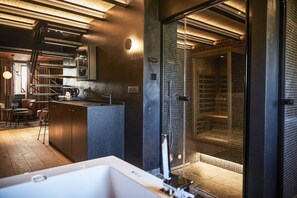 Grand Suite, 1 Queen Bed, Non Smoking, City View | 1 bedroom, premium bedding, Select Comfort beds, in-room safe