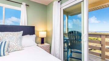 Condo, Multiple Beds, Kitchen, Ocean View (#11C - No Pets) | 2 bedrooms, iron/ironing board, free WiFi, bed sheets