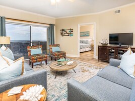 Condo, Multiple Beds, Kitchen, Ocean View (#205 - No Pets) | Living area