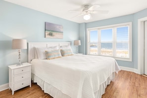 Condo, Multiple Beds, Kitchen, Ocean View (#302 - No Pets) | 3 bedrooms, individually decorated, individually furnished, free WiFi - Sandpiper 1 by Tybee Vacation Rentals (Tybee Island)