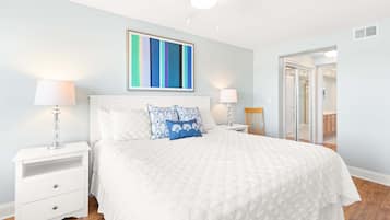 Condo, Multiple Beds, Kitchen, Ocean View (#303 - No Pets) | 3 bedrooms, individually decorated, individually furnished, free WiFi