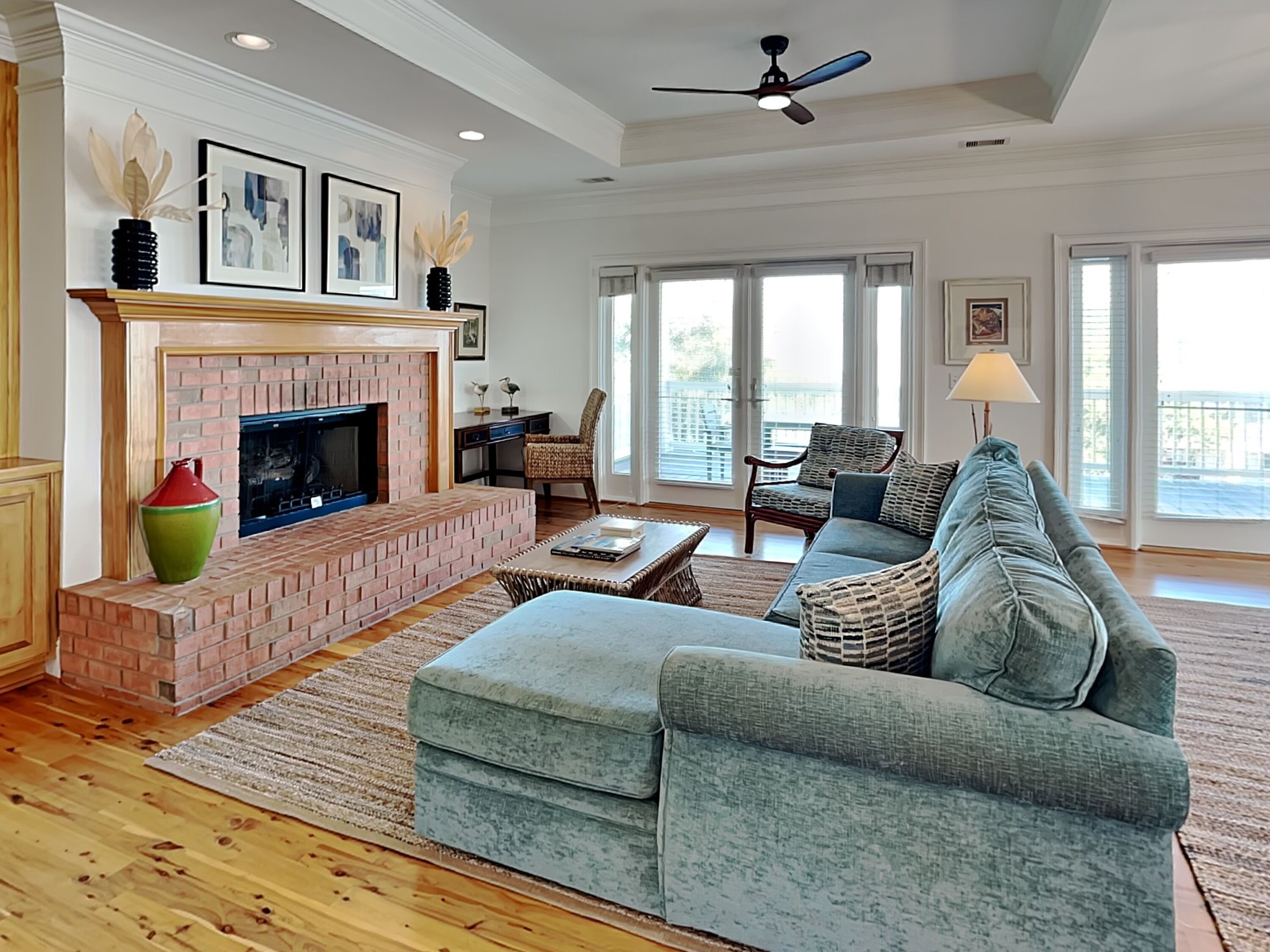 House, Multiple Beds, Kitchen, Partial Ocean View | Living area | TV