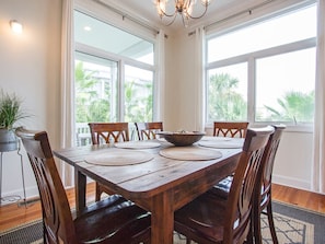 House, Multiple Beds, Kitchen, Partial Ocean View | Dining - Baywatch by Tybee Vacation Rentals (Tybee Island)