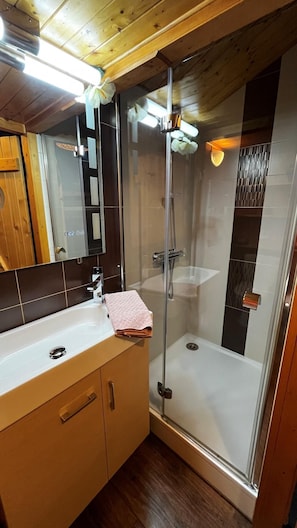Bathroom - Ground floor, parking, tv, 62m², Arêches-Beaufort (Beaufort)