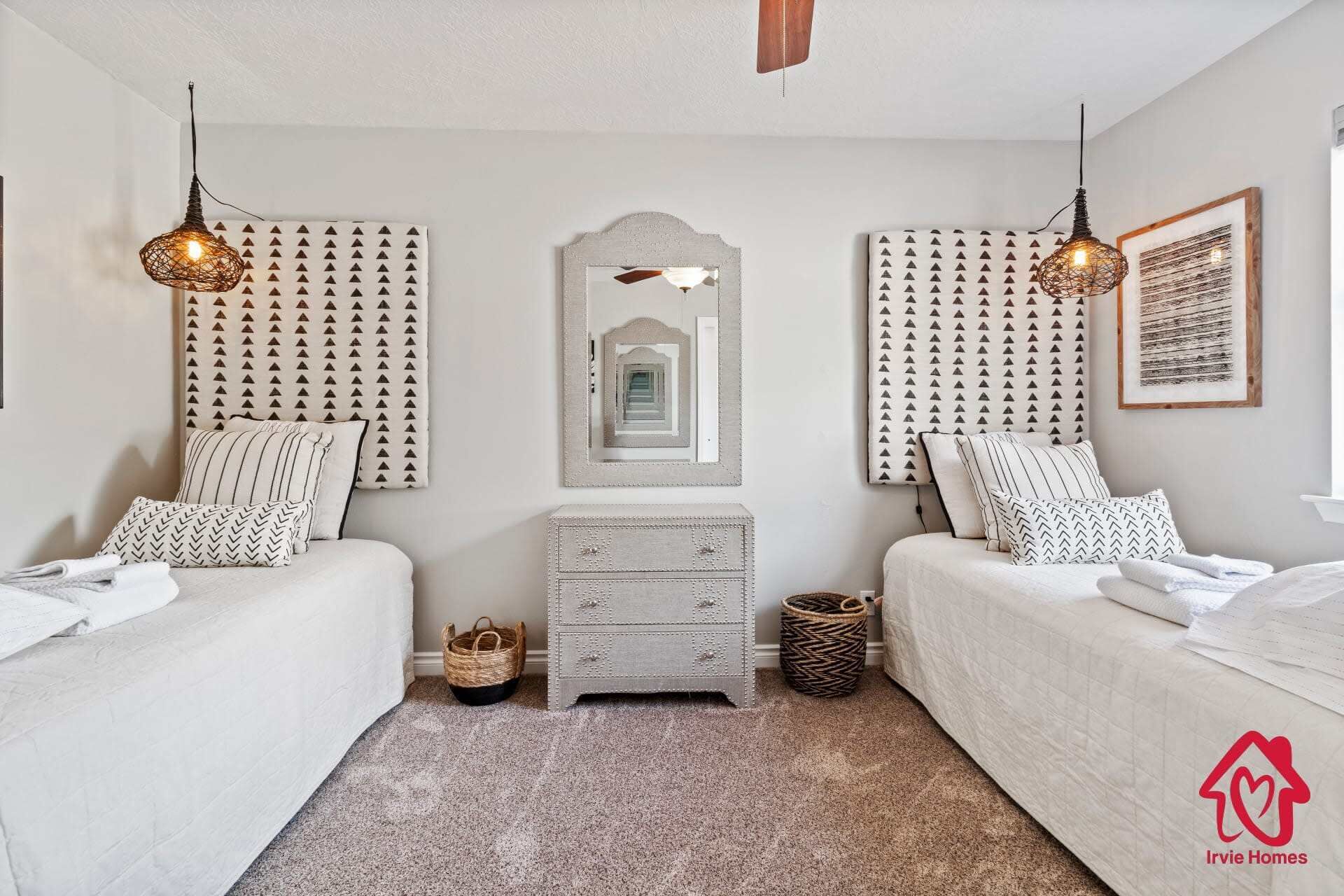3 bedrooms, iron/ironing board, travel cot, WiFi