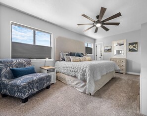 3 soverom, strykejern/-brett, reiseseng for barn og wi-fi