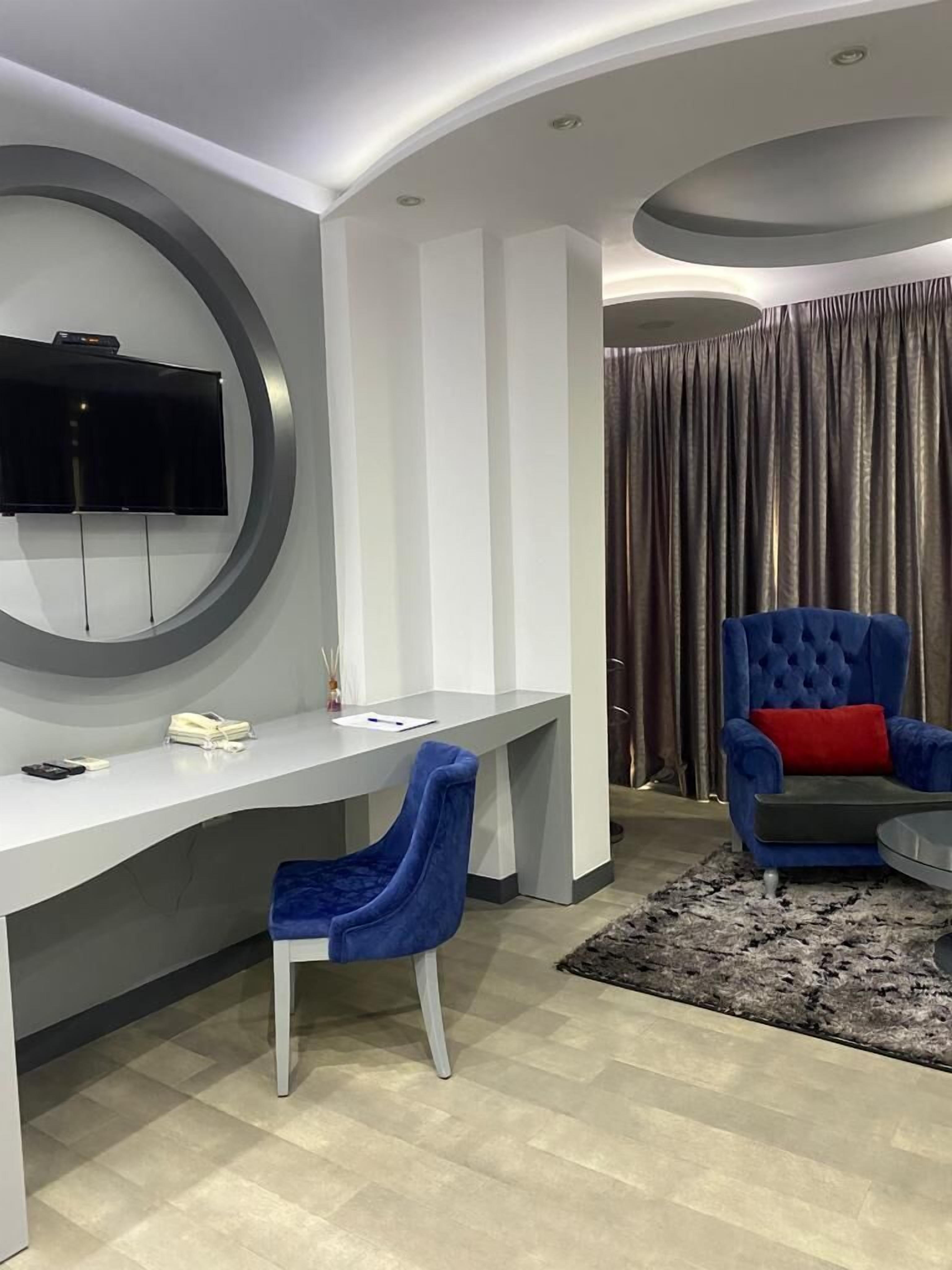 Habitación doble | Caja de seguridad en la habitación y insonorización 