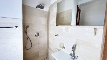 Shower, toilet paper