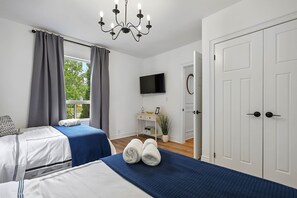 2 habitaciones, tabla de planchar con plancha y wifi gratis 