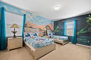 12 bedrooms, travel crib, WiFi, bed sheets