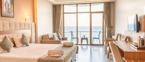 Sábanas de algodón egipcio, ropa de cama de alta calidad y minibar