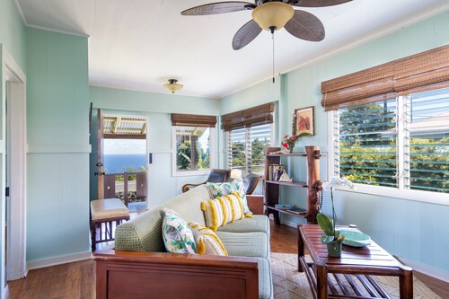 Cozy Cottage in Honoka'a with ocean view from front Lani.