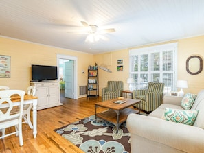 House, Multiple Beds, Kitchen | Living area | TV - Chimney Pot Cottage by Tybee Vacation Rentals (Tybee Island)