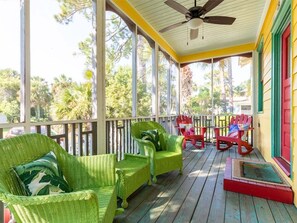 Terrace/patio - Coastal Soul Cottage by Tybee Vacation Rentals (Tybee Island)
