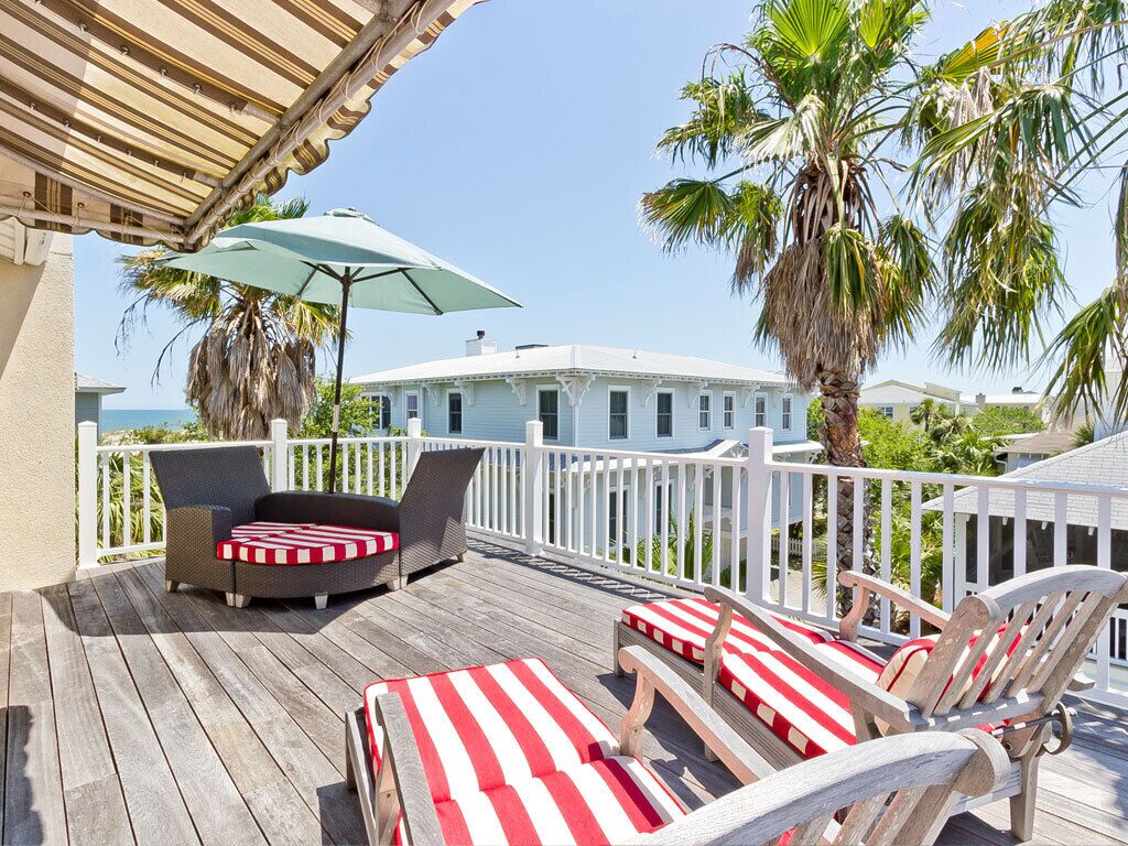 House, Multiple Beds, Hot Tub, Partial Ocean View | View from room