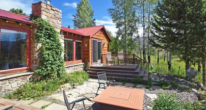 Beautiful secluded setting on one acre that borders RMNP.