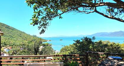 Mountain house with panoramic viewpoint.