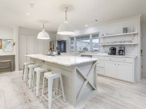 House, Multiple Beds, Pool Access, Pool View | Private kitchen - High Tide by Tybee Vacation Rentals (Tybee Island)