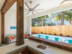 獨棟房屋, 多張床, 可使用泳池, 泳池景觀 | 住宿一隅