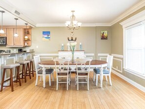 Condo, Multiple Beds, Kitchen, Beach View | Dining - Silver Seas 301 by Tybee Vacation Rentals (Tybee Island)