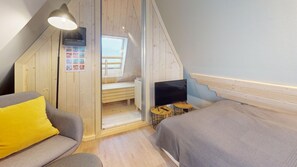 Unclassified image, 4 of 12, button - Modern 1-room apartment with well thought-out concept and sauna close to the beach (Hörnum (Sylt))