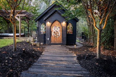 Enchanted creekside chapel right in the heart of Alpharetta!