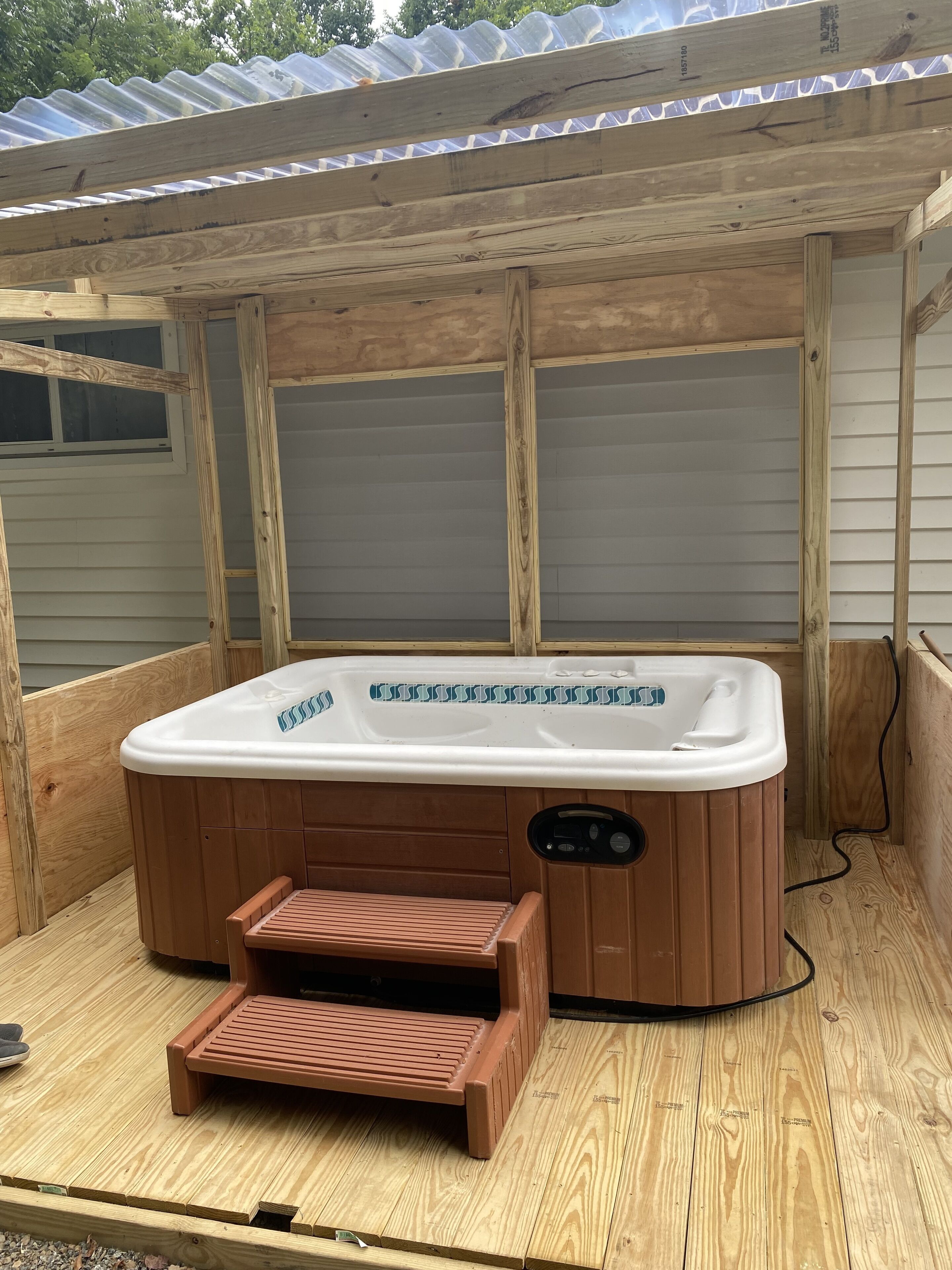 屋外スパ浴槽