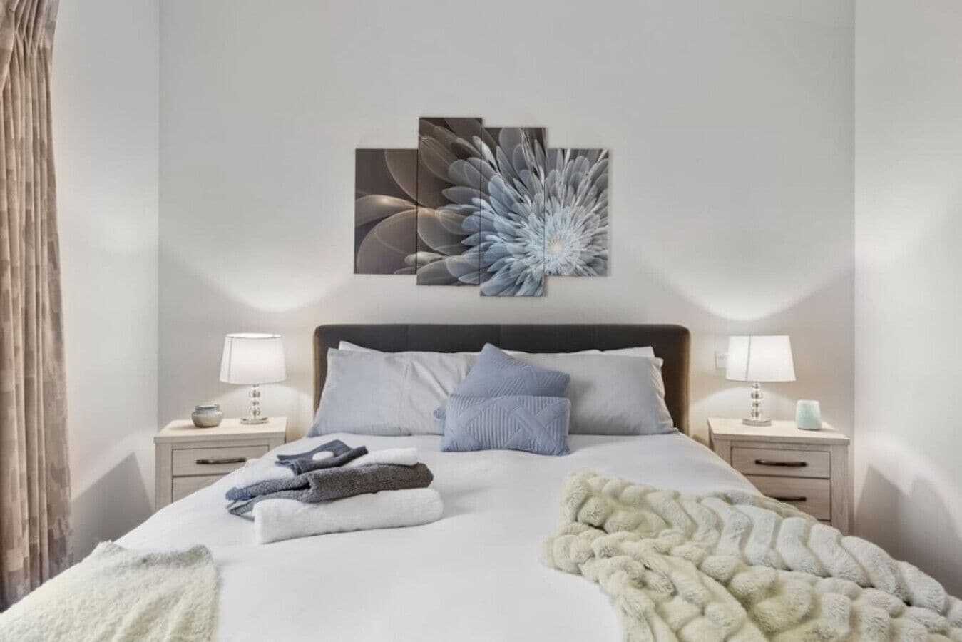 3 bedrooms, iron/ironing board, WiFi, bed sheets