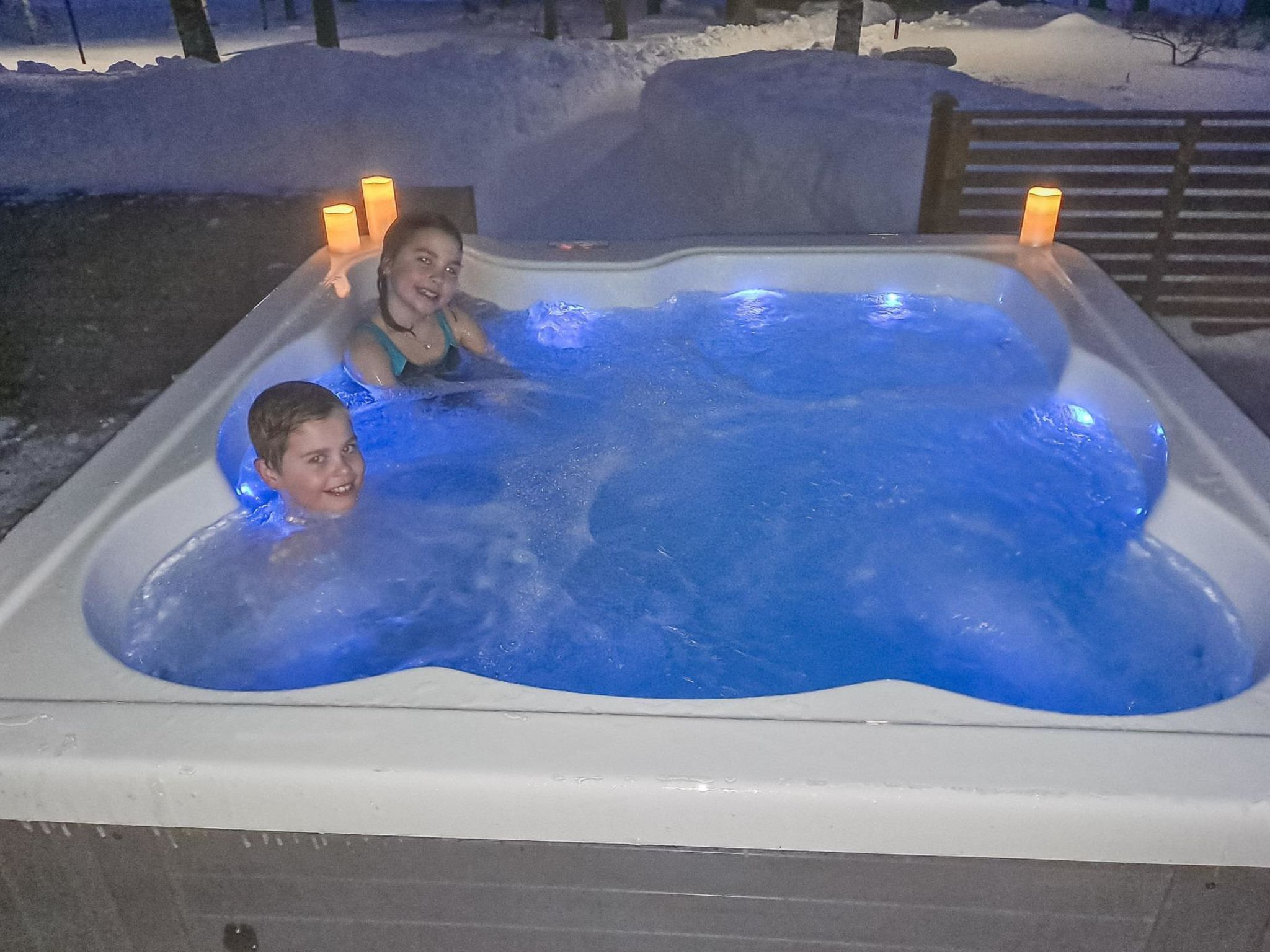 Bain à remous extérieur