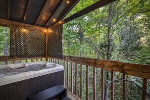 Idromassaggio all'aperto