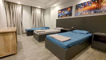 6 bedrooms, iron/ironing board, free WiFi, bed sheets