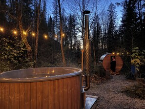 Bain à remous extérieur